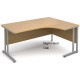 Maestro Cantilever Ergonomic Corner Office Desk